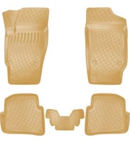 Rizline Volkswagen Polo 2002-2008 3D Bej Havuzlu Paspas