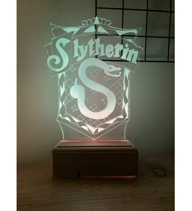 Slytherin Harry Potter 16 Renk Gece Lambası
