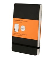 Moleskine Yumuşak Kapak Gazeteci Defteri Siyah (Çizgili - 9x14) - 4664