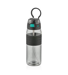 Shotay ST-7202 600ml Siyah Pipetli Tritan Matara