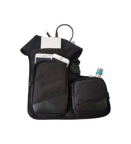 Motosiklet Bel Bacak Çantası Impertex Kumaş Bol Para Cepli Kurye Motor Çanta Leg Bag