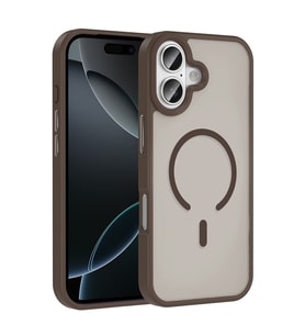 iPhone 17 Kılıf M-safe Şarj Özellikli Mat Arka Yüzey Sio Kılıf (Gold)