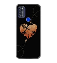 Reeder P13 Blue Max 128GB Kılıf Silikon Desen Özel Seri Plane Heart 1721
