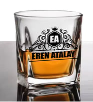 Kişiye Özel Vintage Royalty Viski Bardağı