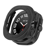 Microsonic Samsung Galaxy Watch Ultra Kılıf 360 Full Round Soft Silicone Siyah (Siyah)