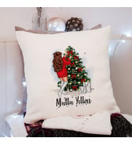 Mutlu Yıllar & Merry Christmas & Yılbaşı Tasarımlı Yastık