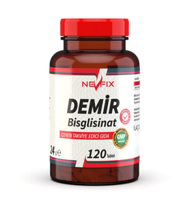 Nevfix Demir Bisglisinat 120 TAblet