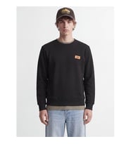 Jack & Jones Jjrush Sweat Crew Neck Siyah Erkek Sweatshirt 12298426