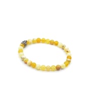 HAKİKİ DOĞAL SARI OPAL TAŞI BİLEKLİK 1.KALİTE 002