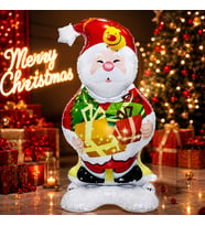 120 CM DEV NOEL BABA FOLYO BALON VİTRİN YILBAŞI AĞACI YILBAŞI BALONU SANTA CLAUS NEW YEAR'S BALLOON
