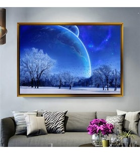 Altın Çerçeveli dekoratif tablo l1102 (Gold)