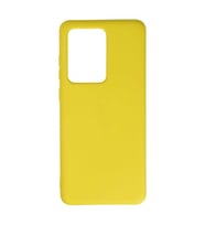Samsung Galaxy S20 Ultra Kılıf Nano İçi Kadife Silikon - Sarı