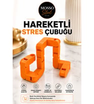 Hareketli Stres Çubuğu – Katlanabilir Fidget Oyuncak Dönüşebilen Hareketli Stres Çubuğu