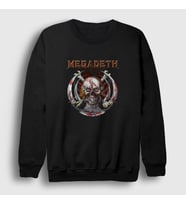 Presmono Unisex Siyah Blades Megadeth Sweatshirt 65259tt