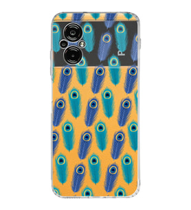 PrintiFy Xiaomi Poco M5 ile Uyumlu 1mm Slim Fit Nazar Boncuğu 4 Baskılı Şeffaf  Kılıf