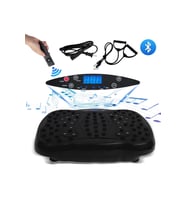 Glr 550 Siyah Güçlü Titreşimli Egzersiz Platformu Body Vibration Plate Makinesi
