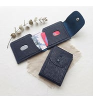 Unisex Yeni Tasarım Minimalist Model Katlanır Para Koymalı Cüzdan Ve Kredi Kartlık