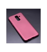 Samsung Galaxy A6 Plus 2018 Uyumlu Kılıf Zore Premier Silikon Kapak (Mürdüm)