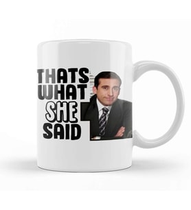 The Office That's What She Said Kupa Bardak Porselen