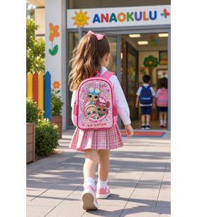 LOL Surprise Anaokulu Okul Çantası Çocuk Sırt Çantası Günlük Kullanım 30 x 23 x 9 cm