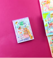 Capybara Temalı Mini Oyun Kapaklı Defter (Mor)