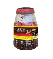 Mahbuba 3ü1 Arada Kavanoz Kahve Bardak Hediyeli 36 x 18 Gr + Renkli Kupa
