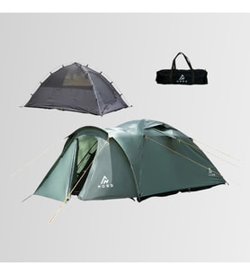 Orcamp OUT-3010 Nord Çantalı 3 Kişilik Kamp Çadırı (Haki)