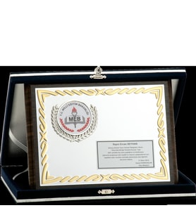 ODAK KUPA - Ahşap Plaketler - PL-023 A - 18x24 cm