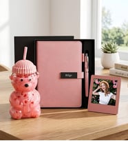 Defter Kalem Seti Ayıcık Bardak İnstagram Çerçeve Hediye Seti