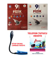 Limit Yayınları 2024-2025 9 Sınıf Fizik Yeni Maarif Modeli GÜNCEL Videolu Konu + Soru Bankası Seti (Çok Renkli)