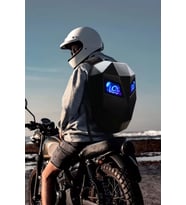 Led Gözlü Şövalye Motor Sırt Çantası Led'li Telefon Kontrollü Motor Sırt Çantası Large Model