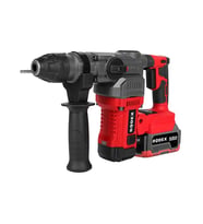 Rodex A.K.Pnömatik Matkap 30MM 0-1100 RPM 0-5000 BPM 3.5J 2 x LI-ION 20V/4.0Ah SDS PLUS BMC
