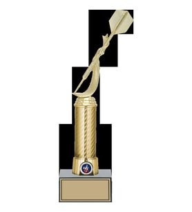 ODAK KUPA - Figürlü Kupalar - Dart Figürlü Kupalar FG-008 B - 34 cm