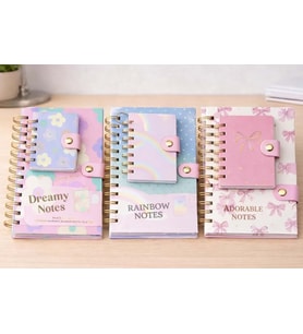 Bam A5 Çizgili Defter A7 Defter Seti