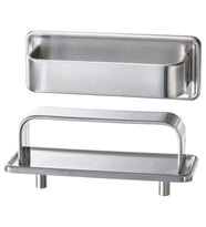 Ikea SÖRBYN kulp, krom kaplama, 96 mm, 2 adet