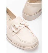 Sofya Ortopedik Taban Deri loafer (Bej)