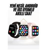 Mey İthalat® Akıllı Saat Uyku ve Sağlık Takibi Arama Cevaplama 44 MM Amoled Ekran
