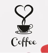 Dekoratif Coffee Duvar Dekorasyonu (Siyah)