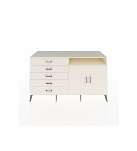 Kronos Konsol 2 Raflı 5 Çekmeceli 2 Kapaklı 176x59x99 Aytaşı-Aytaşı