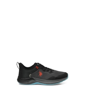 U.S.Polo Assn.Florin WMN 4PR Kadın Sneaker Spor Ayakkabı Siyah Kırmızı