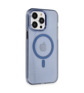 Apple İphone 14 Pro Kılıf Tron Şeffaf Magsafe Kapak - Mavi