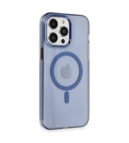 Apple İphone 14 Pro Kılıf Tron Şeffaf Magsafe Kapak - Mavi