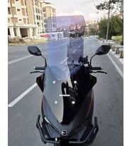 MOTOCAM RKS Lince 125 Ön Cam 2021-2026 Model 78cm Füme Renkli 4mm UZUN