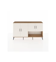 Arges Konsol 6 Raflı 4 Kapaklı 176x30x99 Çam-Aytaşı/Çam
