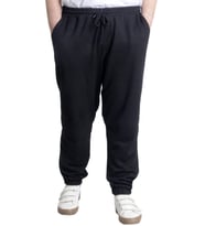 Mode XL Eşofman Altı Lastikli Paça Waffle 23501 Siyah