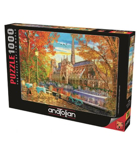Anatolian 1000 Parça Sonbaharda Notre Dame Puzzle - Dominic Davizon