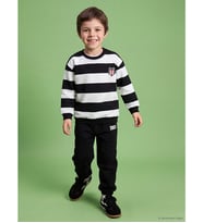 LCW Kids Siyah Beşiktaş Baskılı Erkek Çocuk Eşofman Takımı
