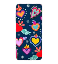 PrintiFy İnfinix Note 30 ile Uyumlu Retro Color 3  Kamera Korumalı Şeffaf  Kılıf