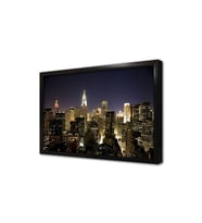 New York Gece Çerçeveli Mdf Tablo