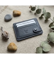 %100 Hakiki Deri Trend Model Minimalist Unisex Kredi Kartlık Ve Cüzdan Ebatlar 11,5 cm /8,5 cm